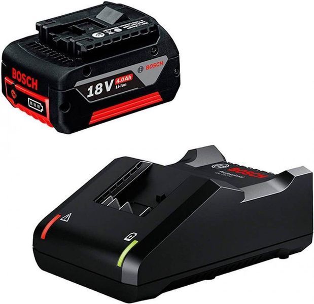 Кусторез аккумуляторный BOSCH GHE 18V-60 (акум 4а и зарядка) 06008C9000+1600A01B9Y фото