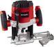 Електричний ручний столярний фрезер по дереву Einhell TC-RO 1155 E : 1100 Вт, 6-8 цанга, 30000 об/хв електрофрезер (4350470) 4350470 фото 1