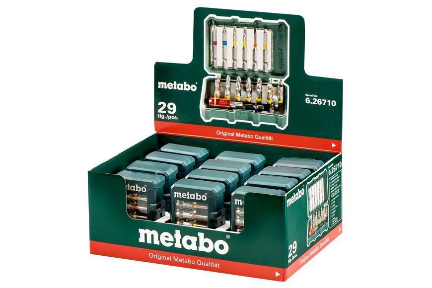 Набор бит Metabo 29 предмета (626710000) 626710000 фото