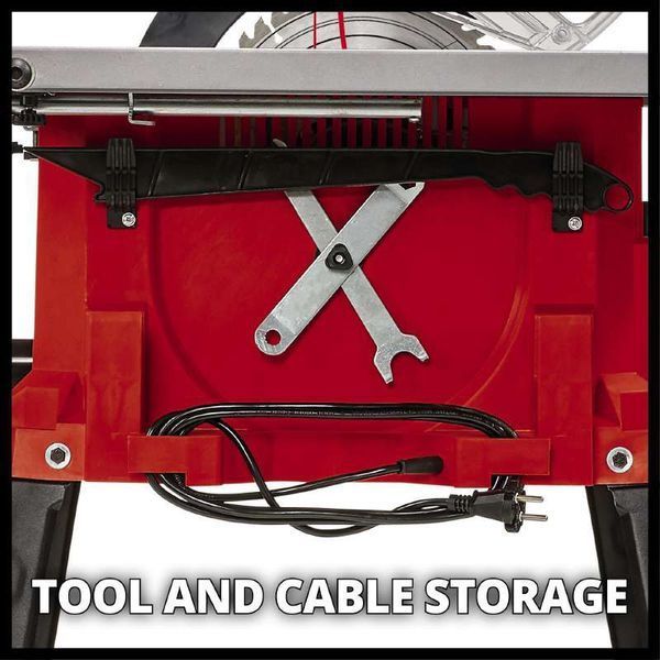 Потужна циркулярна пила Einhell TC-TS 2225 U : 1800/2200Вт, 254 мм диск, 48 зубів, 4250 об/хв (4340515) 4340515 фото