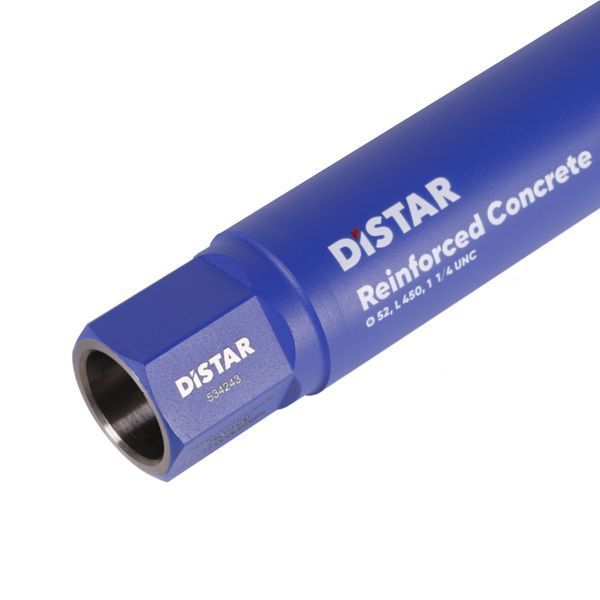 Профессиональное алмазное сверло Distar DDS-W 52x450x1 1/4 UNC Reinforced concrete (17903094073) 17903094073 фото