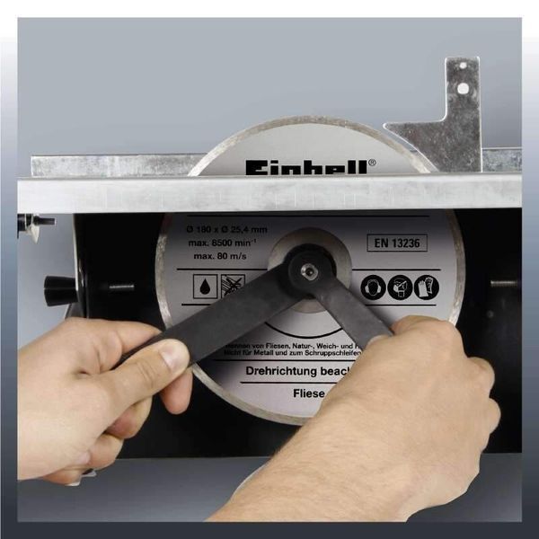 Мощный плиткорез электрический по плитке Einhell TC-TC 618 : 600 Вт, 35мм глубины (4301180) 4301180 фото