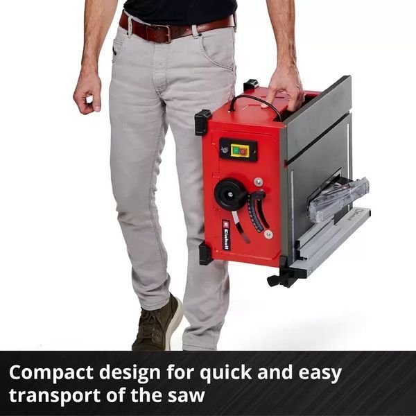 Потужна стаціонарна циркулярна пила (настільна циркулярка) Einhell TC-TS 8 : 900 Вт, 210мм диск, 4800 об/хв (4340426) 4340426 фото