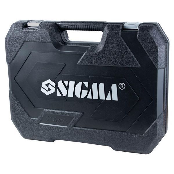 Набір насадок торцевих і біти 1/4", 3/8", 1/2" 216шт CrV Sigma (6003841) 1396 фото
