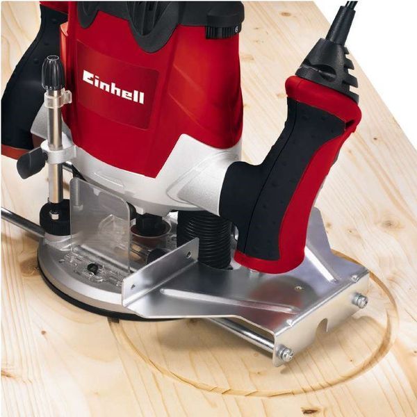 Мощный электрический ручной столярный фрезер по дереву Einhell TE-RO 1255E: 1200 Вт, 6-8 цанга 4350490 фото