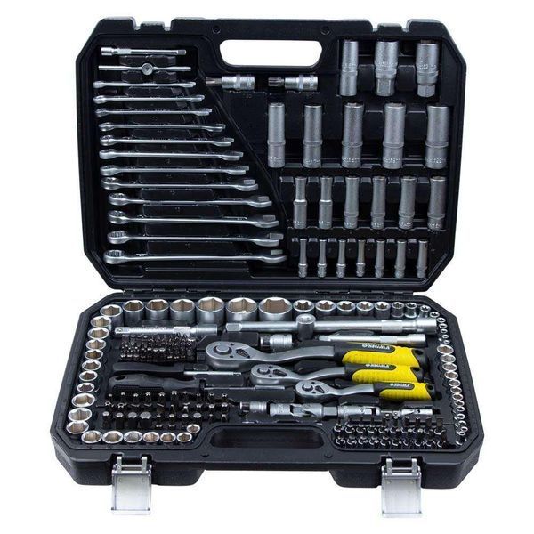 Набір насадок торцевих і біти 1/4", 3/8", 1/2" 216шт CrV Sigma (6003841) 1396 фото