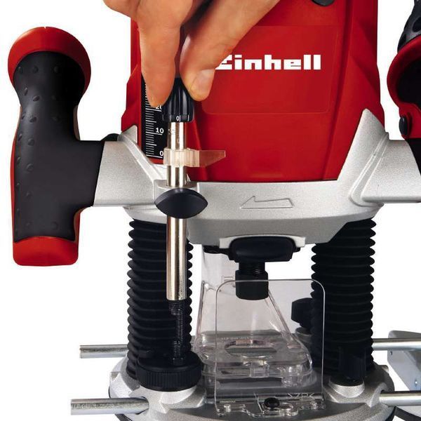 Мощный электрический ручной столярный фрезер по дереву Einhell TE-RO 1255E: 1200 Вт, 6-8 цанга 4350490 фото