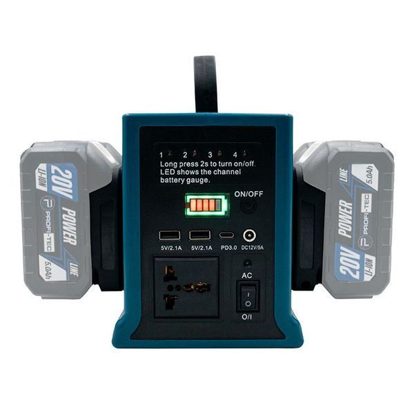 Акумуляторний інвертор напруги PROFI-TEC PCB3320V POWERLine : без АКБ, струм 12 В/5 А (макс. 10 А) 005942 фото