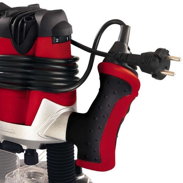 Мощный электрический ручной столярный фрезер по дереву Einhell TE-RO 1255E: 1200 Вт, 6-8 цанга 4350490 фото