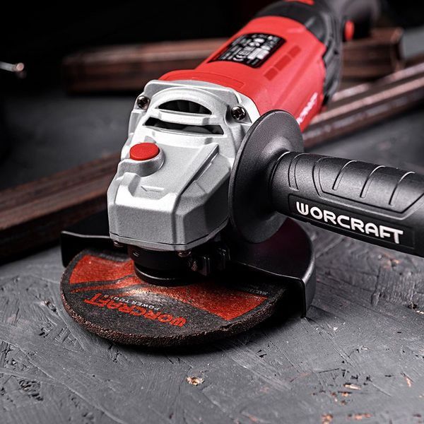 Шлифмашина угловая WORCRAFT AG12-125S (13212) диска 125 мм/1200 Вт 13212 фото