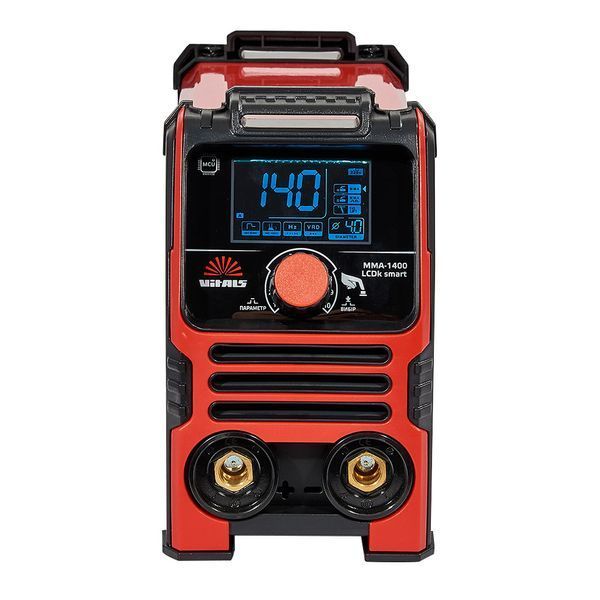 Сварочный аппарат Vitals MMA-1400 LCDk smart (20-140А, 1,6-4 мм электрод) кейс 192582 фото