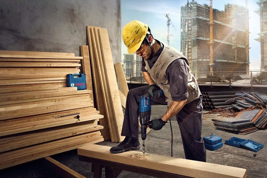 Професійний ударний електричний прямий перфоратор Bosch GBH 240 : 790 Вт, 2.7 Дж (0611272100) 0611272100 фото