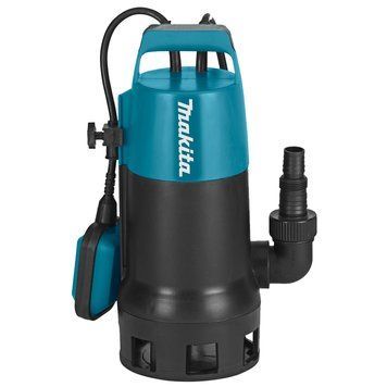 Професійний занурювальний насос для брудної води Makita PF1010 : 1100 Вт, 240 л/хв, подача 10 м PF1010 фото