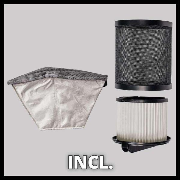 Профессиональный промышленный пылесос для сбора золы Einhell TC-AV 1820 SA : 1250 Вт, 20л 2351665 фото