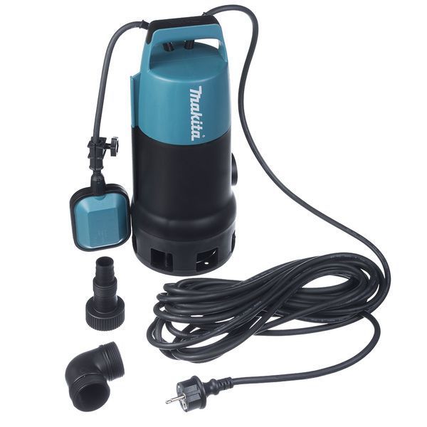 Професійний занурювальний насос для брудної води Makita PF1010 : 1100 Вт, 240 л/хв, подача 10 м PF1010 фото