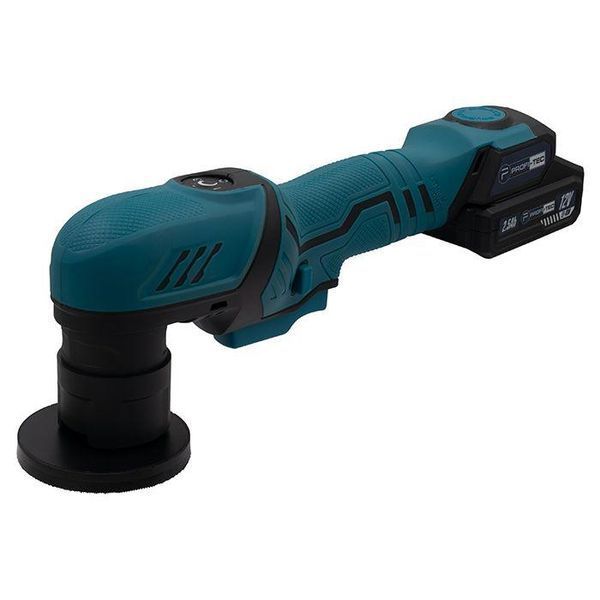 Аккумуляторная эксцентриковая полировальная машина PROFI-TEC PPM-8012SCP Set: с АКБ 12V 2.5 Ah+ЗП, круг 80мм 006070 фото