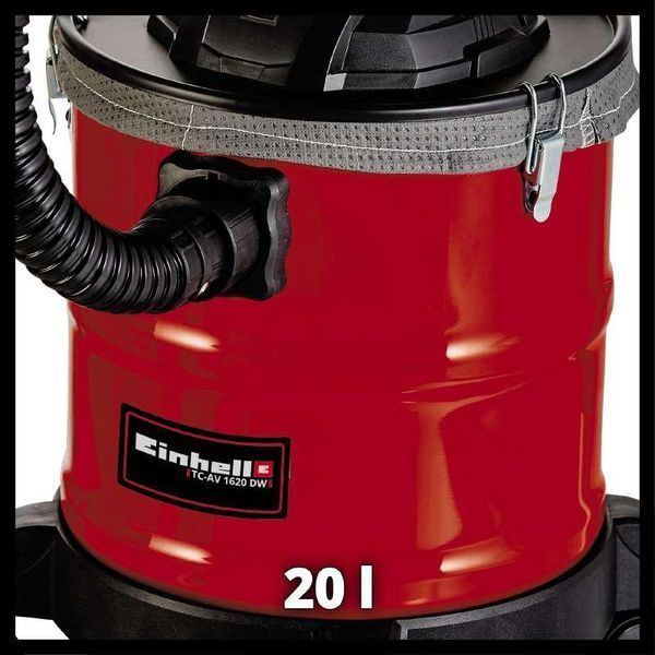 Профессиональный промышленный пылесос для сбора золы Einhell TC-AV 1820 SA : 1250 Вт, 20л 2351665 фото