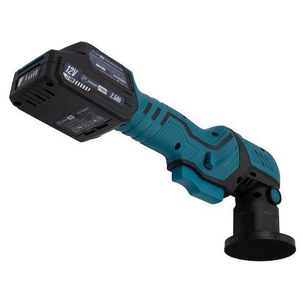 Аккумуляторная эксцентриковая полировальная машина PROFI-TEC PPM-8012SCP Set: с АКБ 12V 2.5 Ah+ЗП, круг 80мм 006070 фото