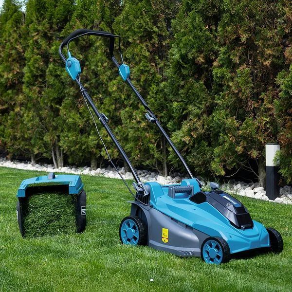 Газонокосарка акумуляторна PROFI-TEC EcoCut 43 Lite (20В+20В/каркас) 007051 фото