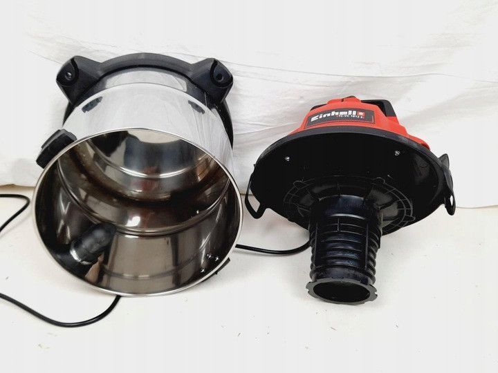 Промышленный пылесос, выдув/вдув 180 мБар, 12л, 1250 Вт Einhell TC-VC 1812 S 2342370 фото