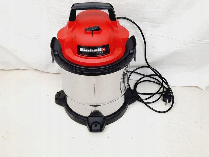 Промышленный пылесос, выдув/вдув 180 мБар, 12л, 1250 Вт Einhell TC-VC 1812 S 2342370 фото