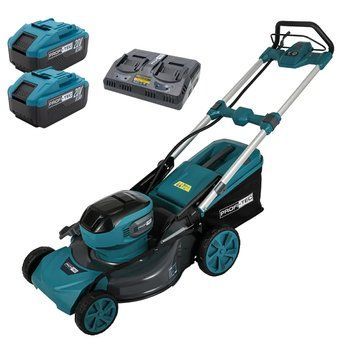 Газонокосарка акумуляторна самохідна PROFI-TEC EasyMow 51 Pro (2акум.20В+20В 8Аг/зарядний) 007587 фото