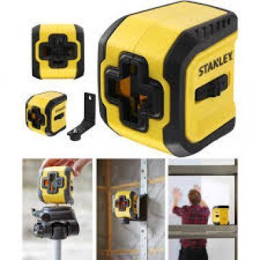 Лазерный (уровень) кросслайнер "DIY CL", красный, дальность 10м, ошибка +/- 0,6мм/10м STHT77611-0 фото