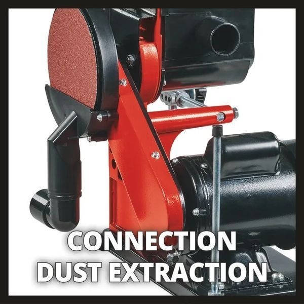 Професійний шліфувальний верстат Einhell TC-US 380 (4419257) : 380 Вт, діамер круга 150 мм, розмір стрічки 100x914 мм 4419257 фото