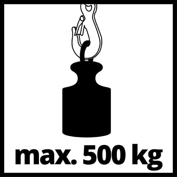 Тельфер Einhell TC-EH 500 (2255140): 1000 Вт, 250/500 кг, без шківа/зі шківом 11,5 м/5,7 м 2255140 фото