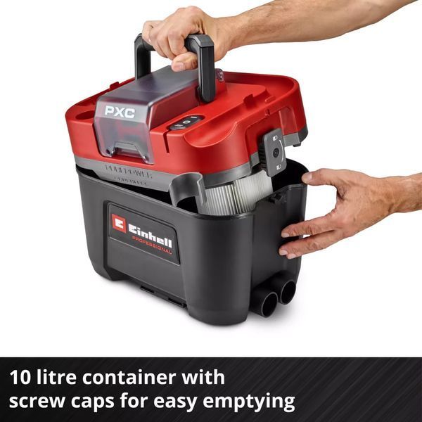 Аккумуляторный пылесос Einhell Professional TP-VC 18/10 Li BL L-Solo (18В/каркас) 2347155 фото