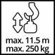 Тельфер Einhell TC-EH 500 (2255140): 1000 Вт, 250/500 кг, без шківа/зі шківом 11,5 м/5,7 м 2255140 фото 8