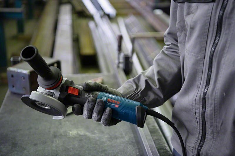 Профессиональная болгарка Bosch GWS 14-125 S : 1400 Вт, диск 125мм, с регулировкой оборотов 06017D0100 фото