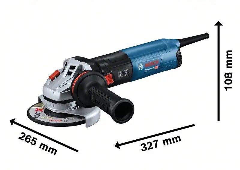 Профессиональная болгарка Bosch GWS 14-125 S : 1400 Вт, диск 125мм, с регулировкой оборотов 06017D0100 фото