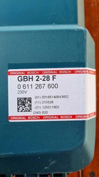 Професійний електричний перфоратор Bosch GBH 2-28 F (0611267600) 0611267600 фото