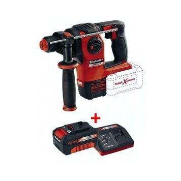 Потужний бочковий перфоратор Einhell HEROCCO-Solo New: 18V (акум 2.5 ампера та заряджання) 4513900, 4512097 фото