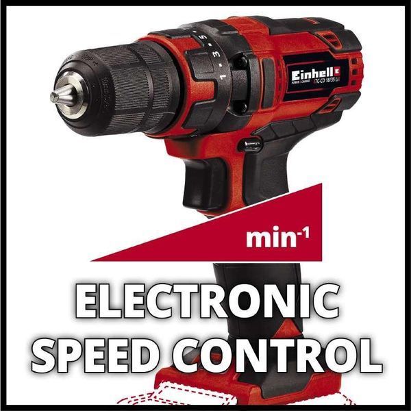 Аккумуляторный шуруповерт Einhell TC-CD 18/35 Li - Solo : 18V (без аккума и зарядки) 4513927 4513927 фото