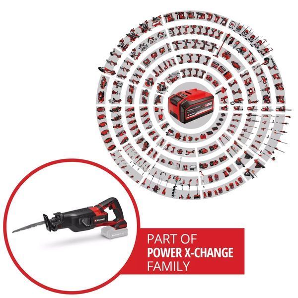 Пила сабельная аккумуляторная Einhell Professional TP-AP 18/32 Li BL-Solo (18В/каркас) 4326295 фото