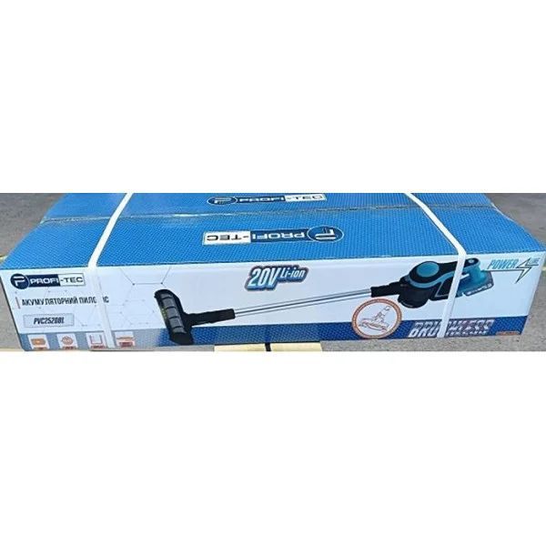 Аккумуляторный пылесос PROFI-TEC PVC2520BL POWERLine: без АКБ, бак 1000 мл 006453 фото