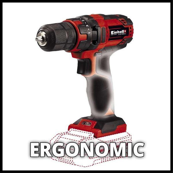 Аккумуляторный шуруповерт Einhell TC-CD 18/35 Li - Solo : 18V (без аккума и зарядки) 4513927 4513927 фото