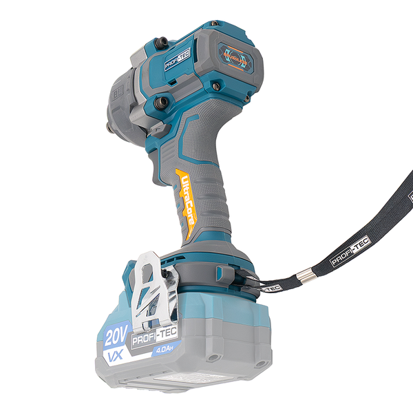 Акумуляторний гайковерт до 950 Нм PROFI-TEC PPTW11020 UltraCore (без АКБ, хвостовик 1/2&Prime;) 007176 фото