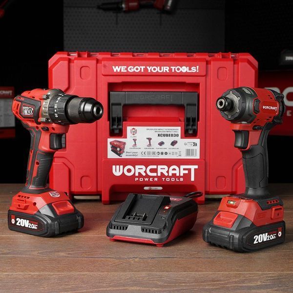 Набір акумуляторного інструменту WORCRAFT XCUBE030 гайковерт + шуруповерт (Безщіткові) 13280 фото