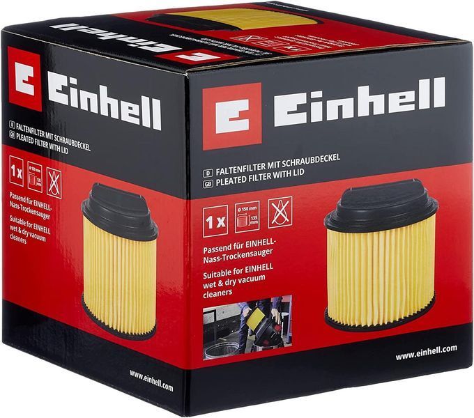 Фильтр гофрированный к строительному порохотягу 20-30л Einhell (2351113) 2351113 фото