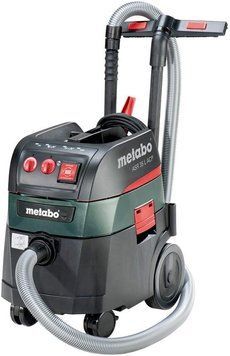 Профессиональный пылесос Metabo ASR 35 L ACP: 1400 Вт, 35 л, 248 мБар, 3660 л/мин, вес 16 кг 602057000 фото