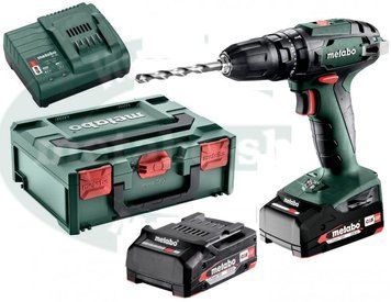 Шурупокрут акумуляторний METABO SB 18 (2акум.18В 2Аг/зарядний/кейс/ударний) 602245560 фото
