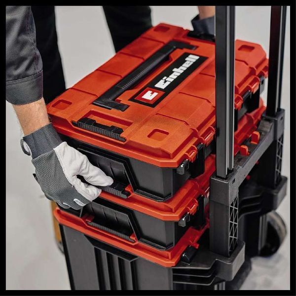 Якісний пластиковий кейс Einhell E-Case Tower : навантаження до 120 кг (4540015) 4540015 фото
