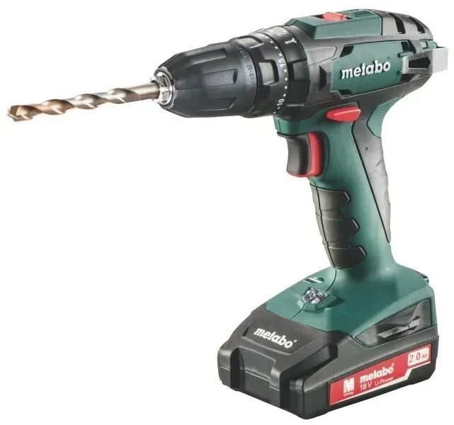 Шуруповерт аккумуляторный METABO SB 18 (2акум.18В 2Ач/зарядный/кейс/ударный) 602245560 фото