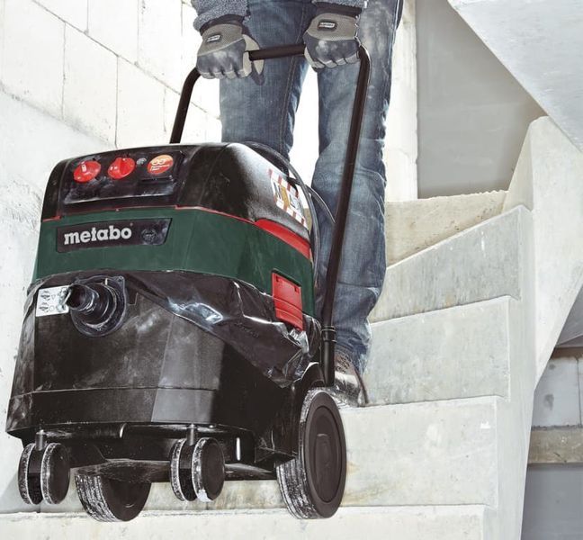 Профессиональный пылесос Metabo ASR 35 L ACP: 1400 Вт, 35 л, 248 мБар, 3660 л/мин, вес 16 кг 602057000 фото