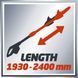Качественный кусторез телескопический Einhell GC-HH 5047: 500 Вт, длина шины/ножа 58,5 см / 47 см 3403200 фото 5
