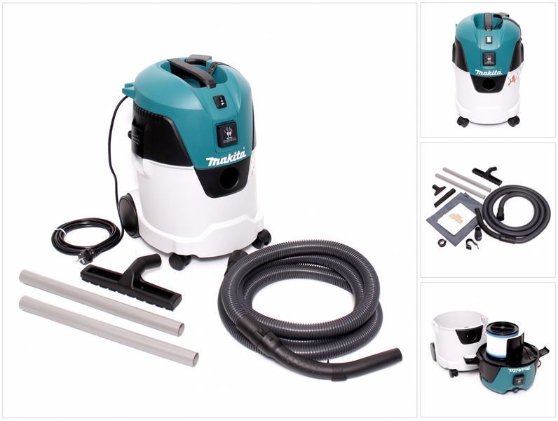 Пылесос строительный Makita VC2512L, 1000Вт, 25л (VC2512L) VC2512L фото