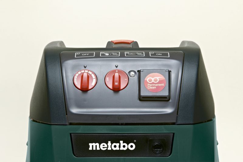 Профессиональный пылесос Metabo ASR 35 L ACP: 1400 Вт, 35 л, 248 мБар, 3660 л/мин, вес 16 кг 602057000 фото